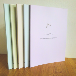 Funny sarcastic notebook, the uninspirational notebook , paperback pastel editions.