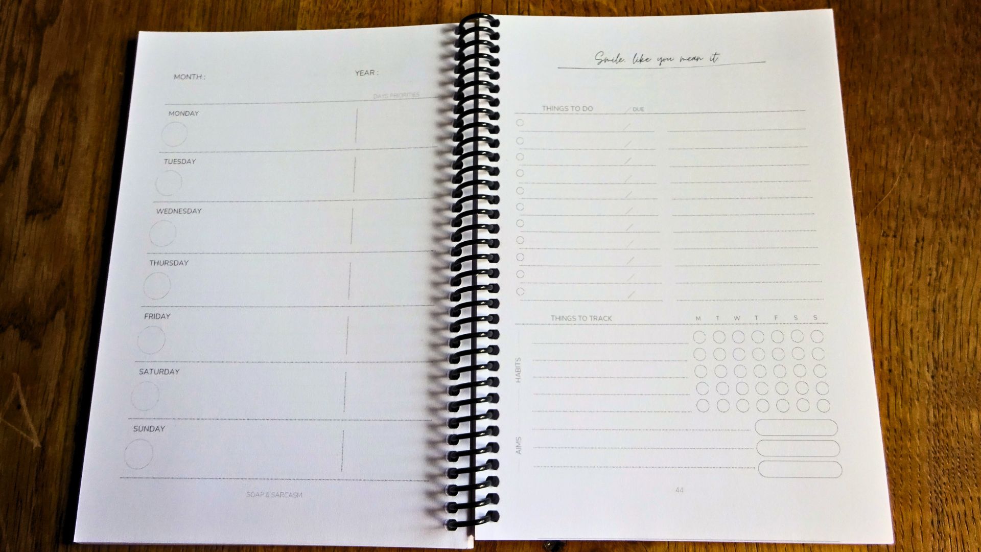 The Unenthusiastic Weekly Planner (Coil Bound edition) - Image 8