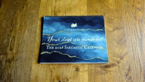 Photo of The 2026 Sarcastic Calendar cover "2026 your days are numbered"